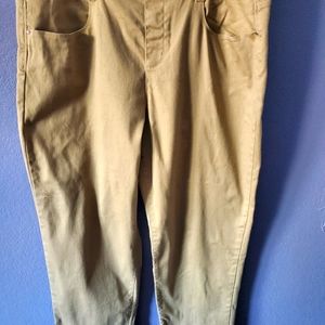 Khaki jeggings